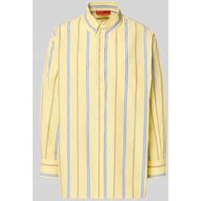 relaxed fit blouse met lange mouwen van puur katoen model 'MCODAMA'