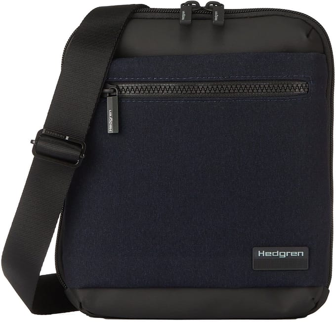 Hedgren CHIP slanke crossbodytas met 1 compartiment en RFID-bescherming – Waterafstotend - Elegant Blau