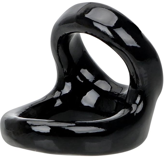 Cockring Met Dubbele Opening - Siliconen - Penis En Balring - Rekbaar