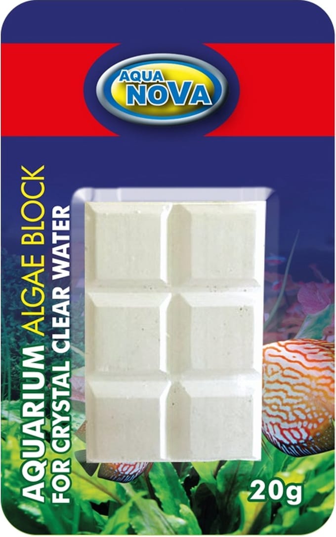 AquaNova - Algenbestrijding aquarium - Anti alg blokken - 6 stk.