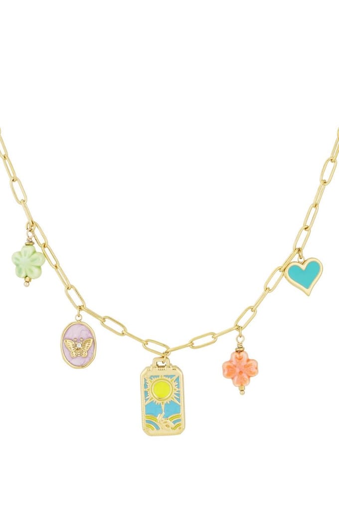 Bijoutheek Collier Sunny Days Goud