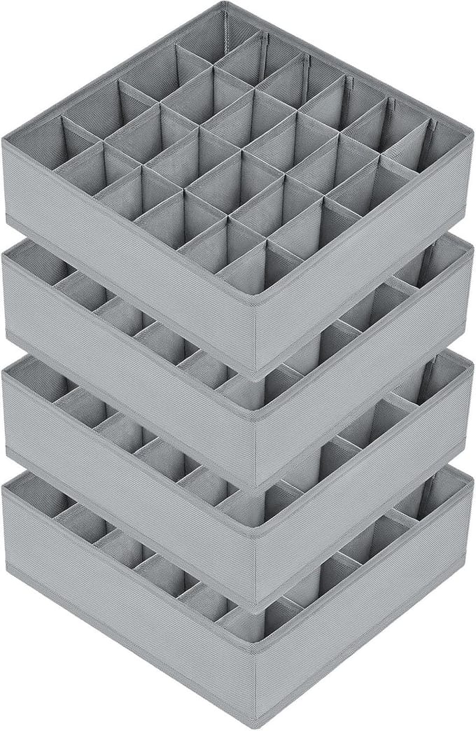 Opbergdozen voor sokken en ondergoed - 24 cellen Organizer voor plaatsbesparing
