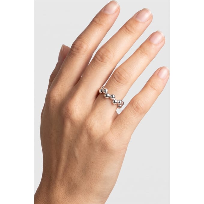PURELEI Terra Ring Silver Größe: OS | Ringe Outlet | Damen | Grau