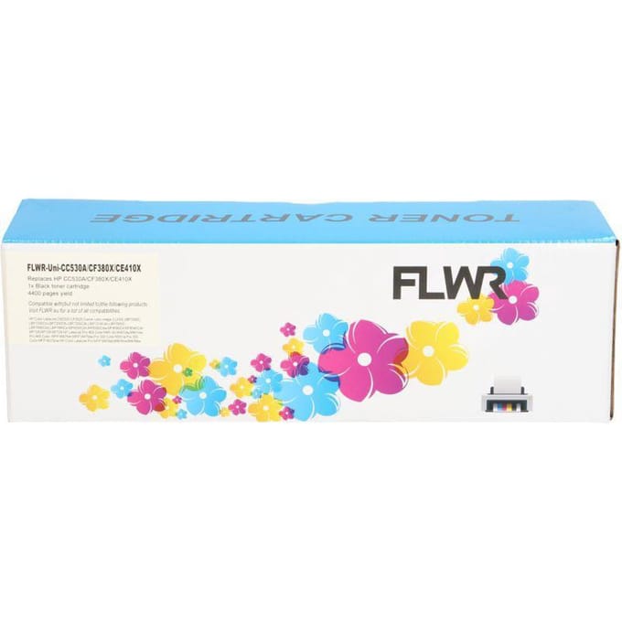 FLWR - Toner / 304A / Zwart- Geschikt voor HP