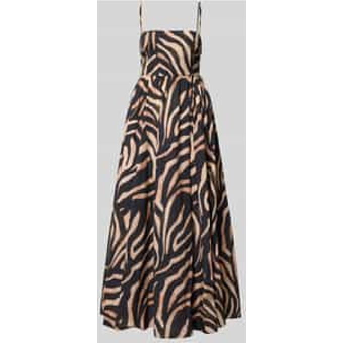 empire jurk met bandjes van puur katoen model 'KUMARE-1'