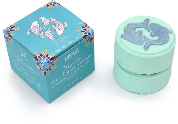 Sterrenbeeld Vissen - Horoscoop cadeau - Badbruisballen set