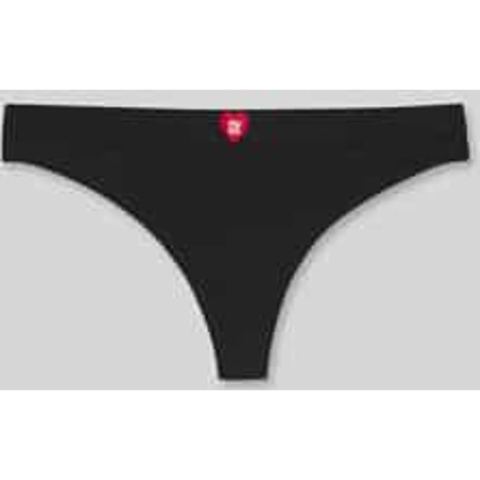 String met logodetail 'HUGO HEART THONG'