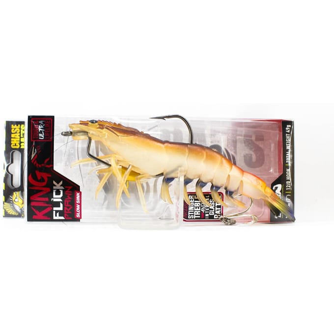 Chasebaits Flick Prawn King 180 mm 49 gram Zinkend Kunstaas 05 (6093)
