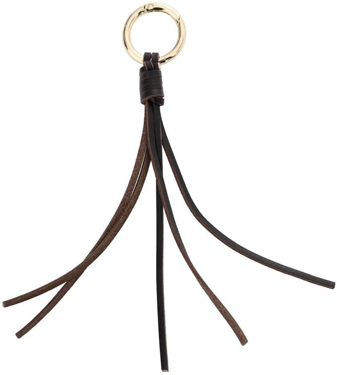 vidaXL - Leren - riem - 1 - Donkerbruin - 200 - x - 0,4 - cm - Leer