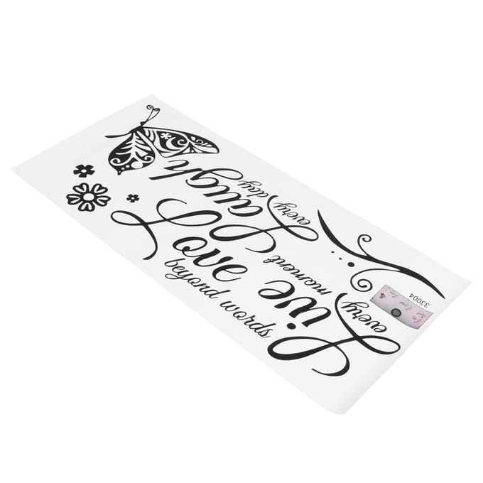 PVC Originality Wall Sticker SelfAdhesive Wall Decal Art Sticker for Home Living Room black