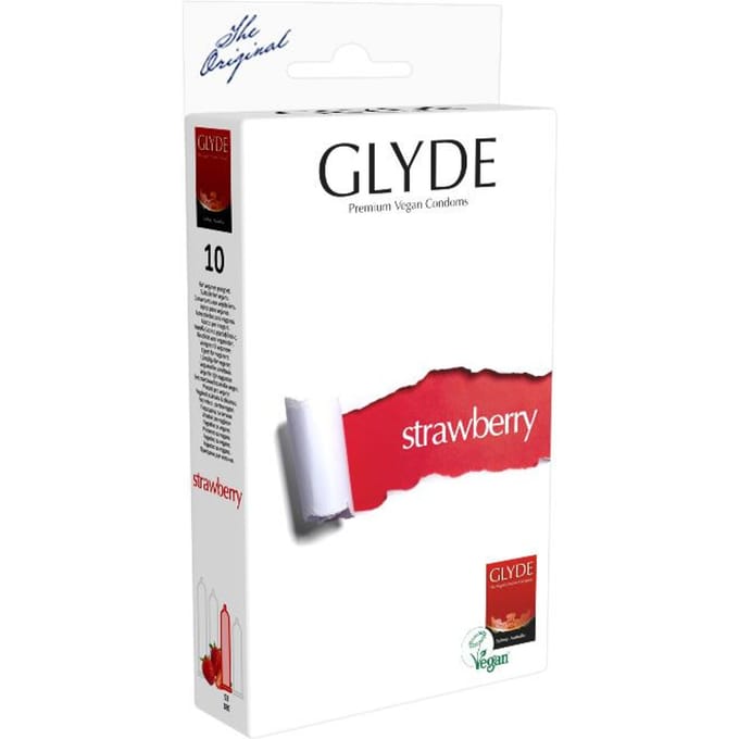 Glyde Ultra *Strawberry* 10 Condooms