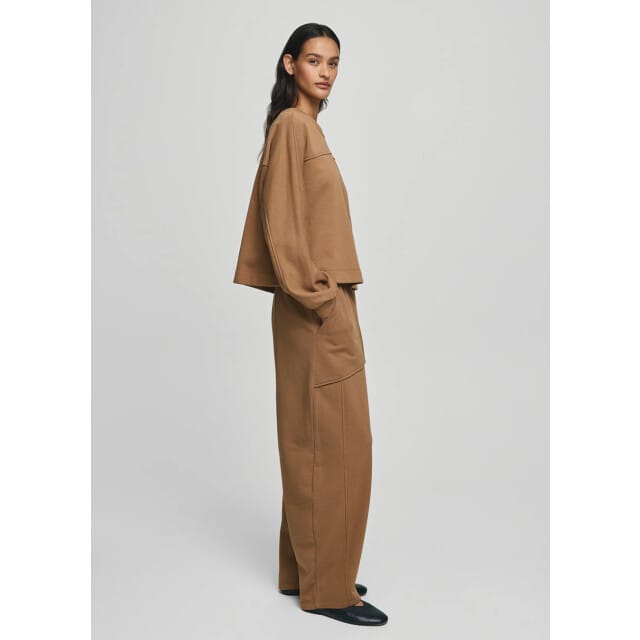 MSCH Briena Slit Sweatshirt Toasted Coconut