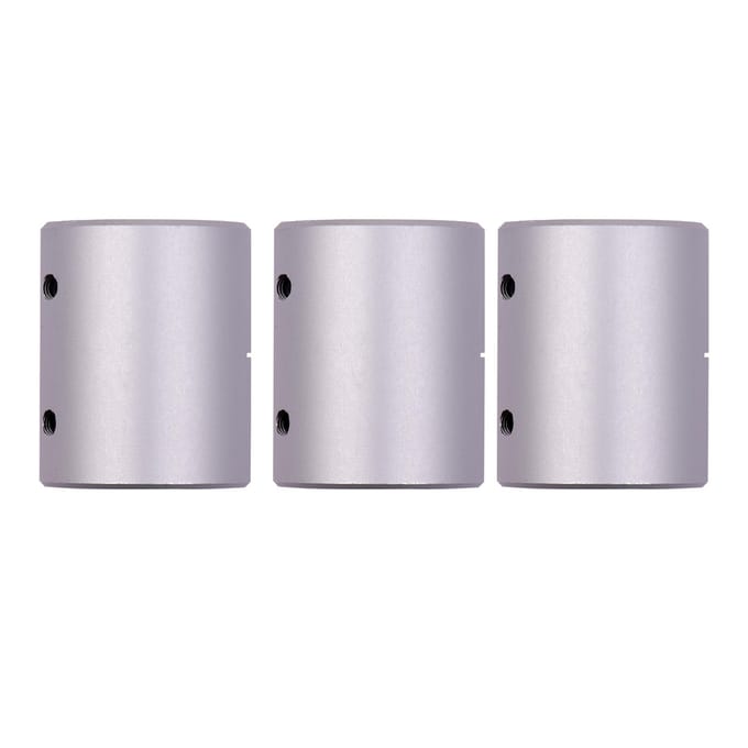 Aibecy stijve askoppeling 5 mm tot 8 mm boring L23xD18 askoppelingconnector voor 3D-printer 3pcs zilver