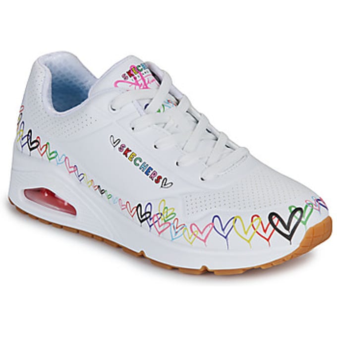 Skechers Uno Love All Around dames sneaker - Wit