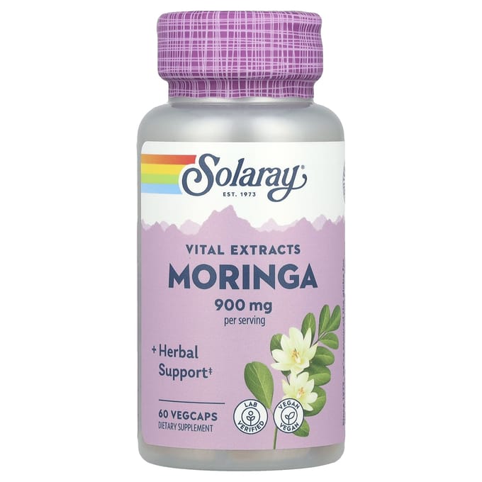 Moringa, 900 mg, 60 Capsules Végétales (450 mg par capsule)