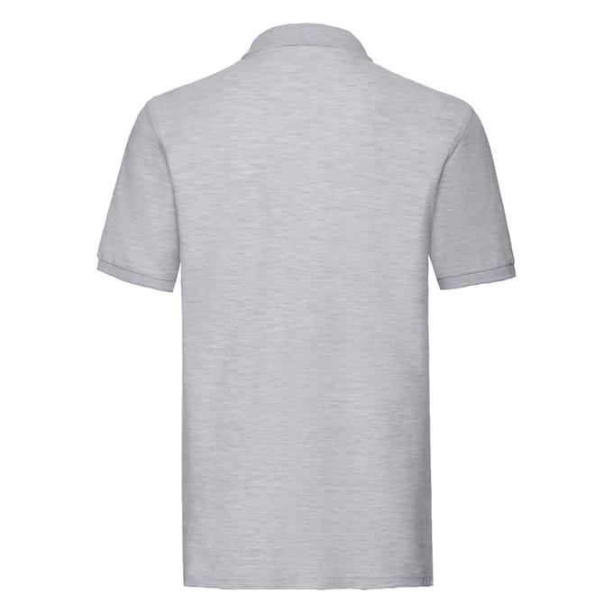 Fruit of the Loom Heren Premium Piqué Poloshirt (Heide Grijs)