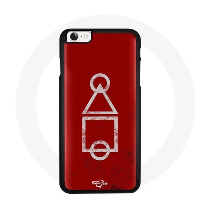 Coque Iphone 6 - Squid Game - Souple - Rouge - Mixte - Adulte