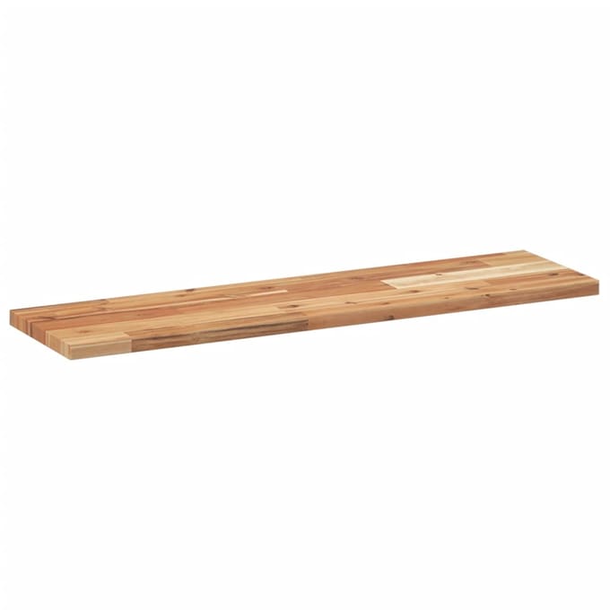 vidaXL - Wandschap - zwevend - olieafwerking - 100x20x2 - cm - massief - acaciahout