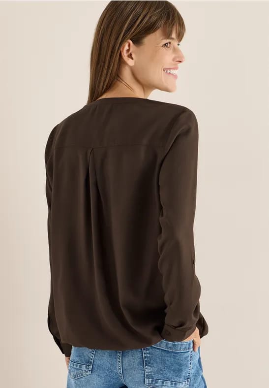 Blouse in effen kleur