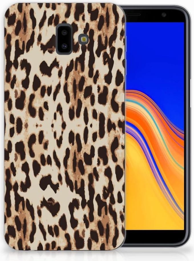 Samsung Galaxy J6 Plus (2018) TPU Hoesje Leopard