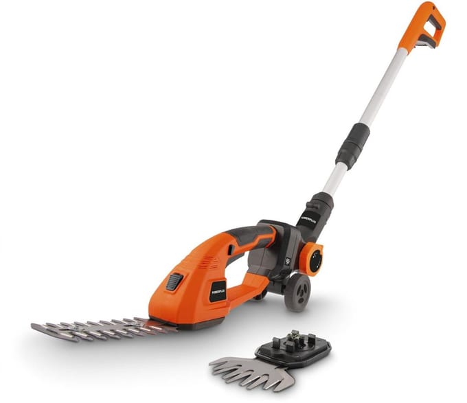 Powerplus gras en heggenschaar - 8V haagschaar - 12 cm, met accu
