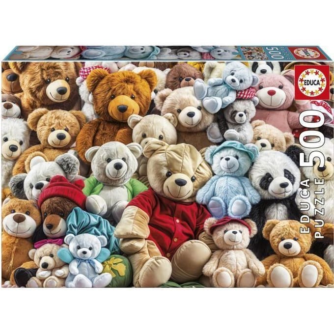 Educa - Puzzel - Teddy Bears - 500 stukjes