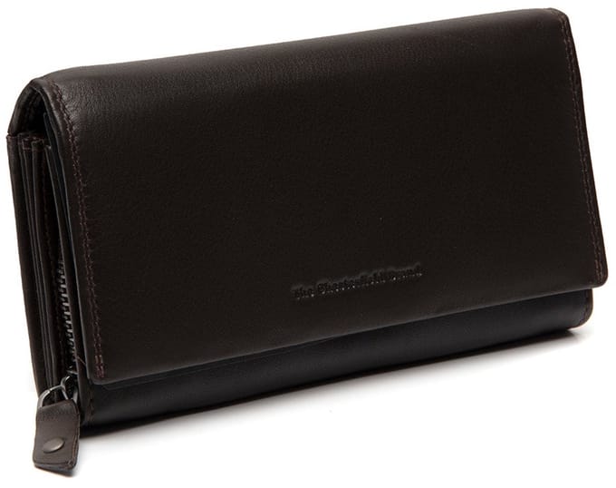 The Chesterfield Brand portemonnee Arvento Wallet Brown donkerbruin