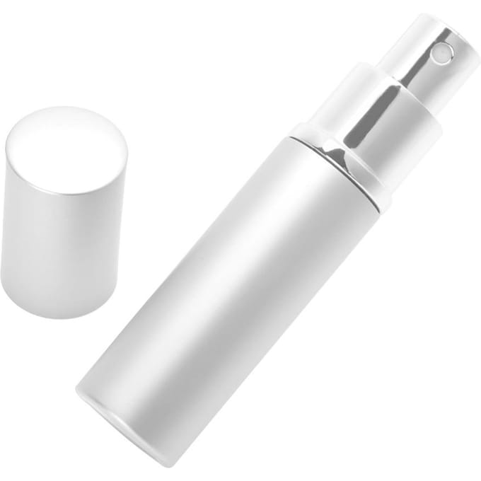 Flacon de parfum rechargeable 10 ml Portable Vide Pompe Lotion Parfum Atomiseur Argent gray