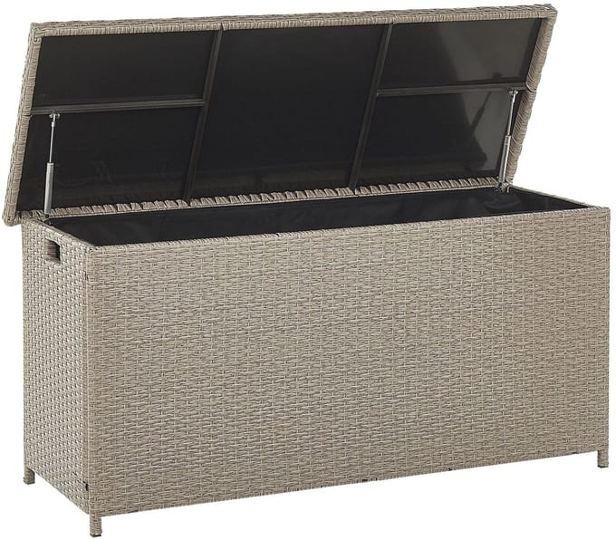 MODENA - Kussenbox - Taupe - 126 cm - PE rotan