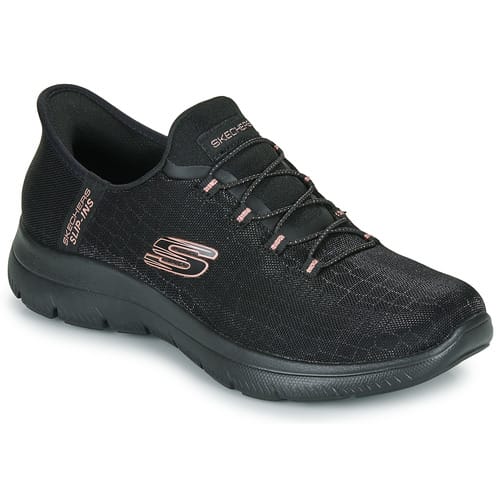 Skechers SUMMITS-CLASSY NIGHT Dames Instappers - Zwart / Rose Gold