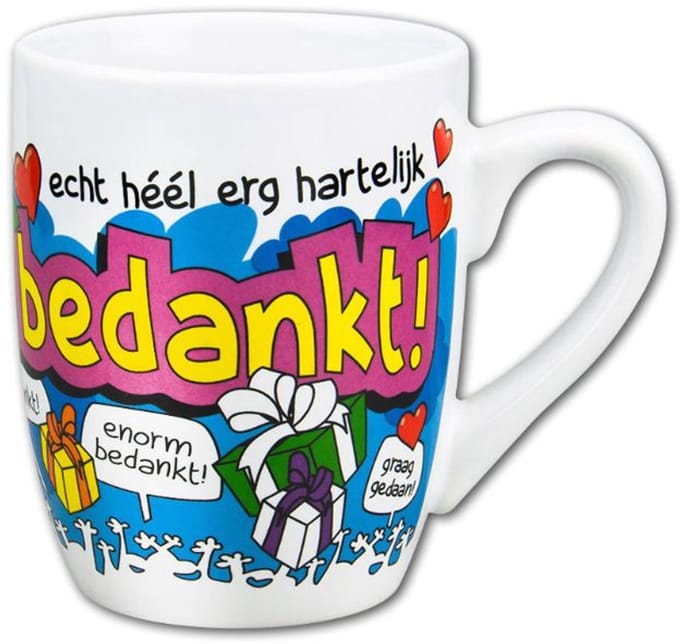 Cartoonmok - Bedankt