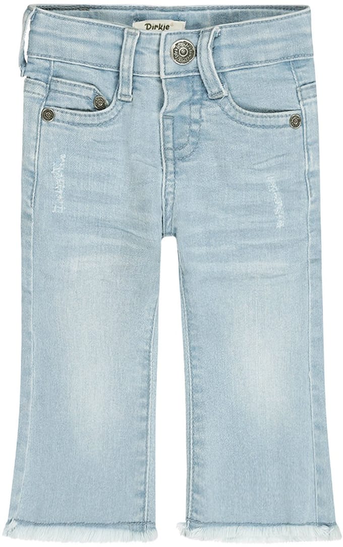 Dirkje Meisjes Flared Jeans - Blue jeans