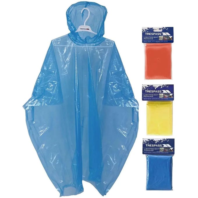 Poncho voor noodgevallen Trespass Drylite