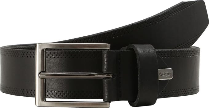 LLOYD Leren riem Cow Leather Men's Belt W80 Black zwart