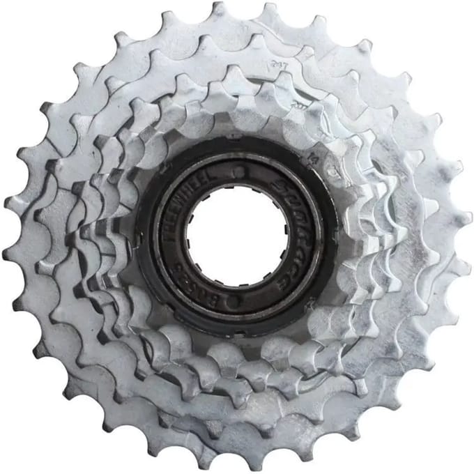 Sunrace Freewheel M2a 14-28t 6-speed Staal Zwart/zilver