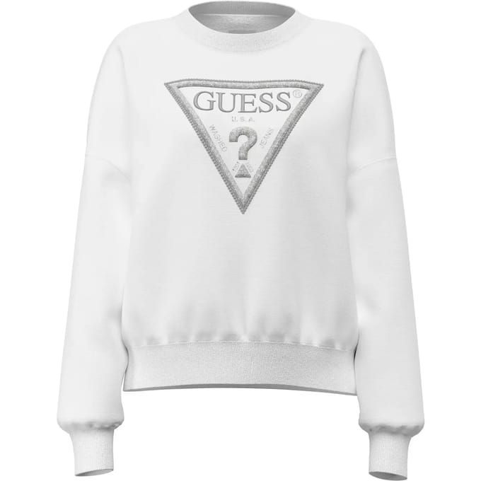 Dames sweatshirt Guess Triangle Glitter