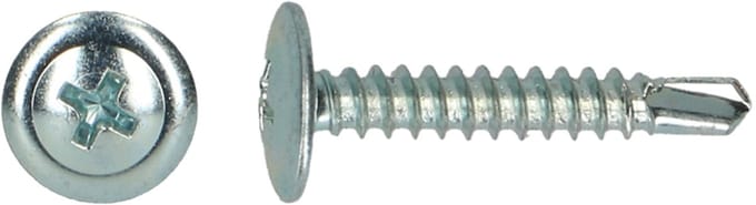 PGB-FASTENERS | Zelfborende schroef bolkop+kraag Ø 4,20x25 Zn | 200 st