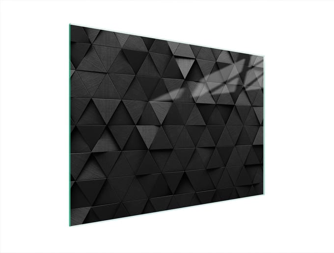 TMK ArtDeko - Snijplank van Gehard Glas - 40x30 cm - Zwart
