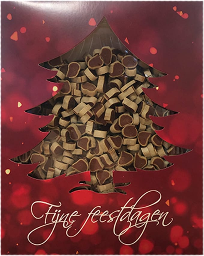 Kerst Doosje met Variatie Snoepjes voor Katten Het Kerstkado
