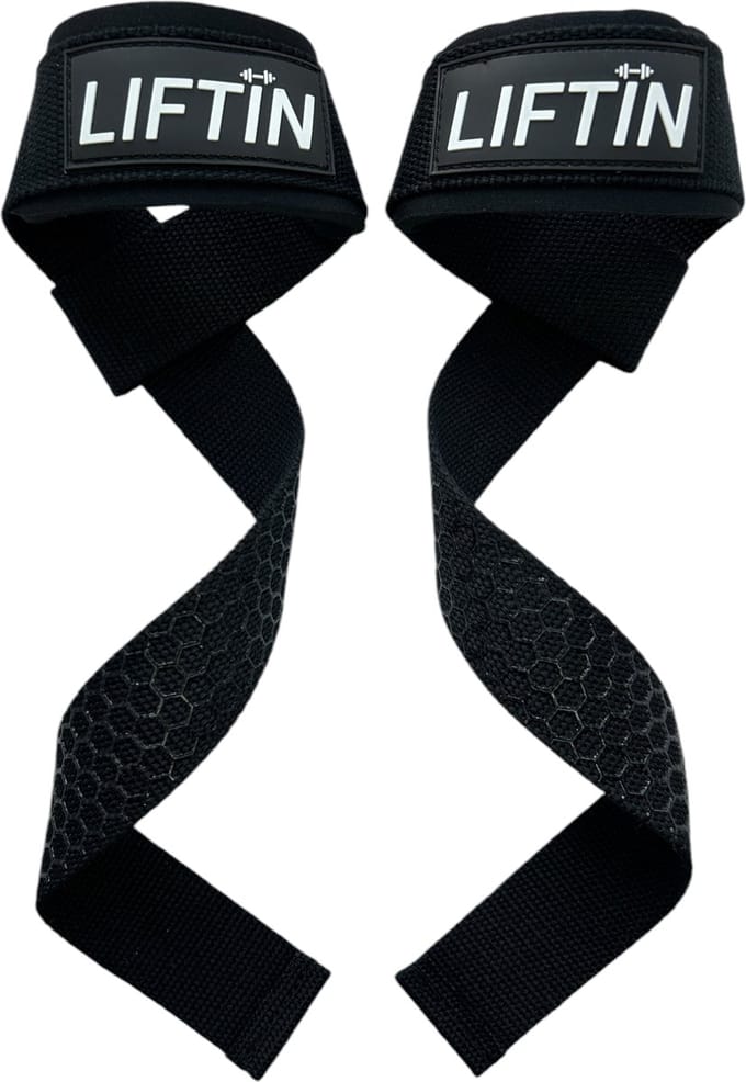 LIFTIN - Lifting Straps - Straps - Lifting Grips - Zwart