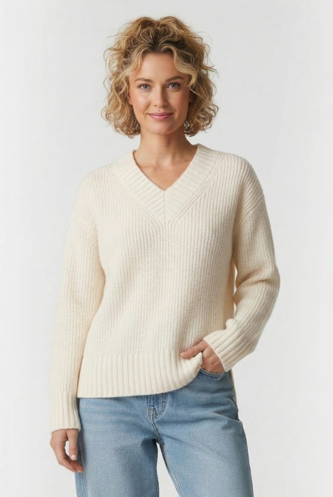 & Other Stories Carla Sweater White Taglia: L | Maglioni a maglia Outlet | Donna | Bianco