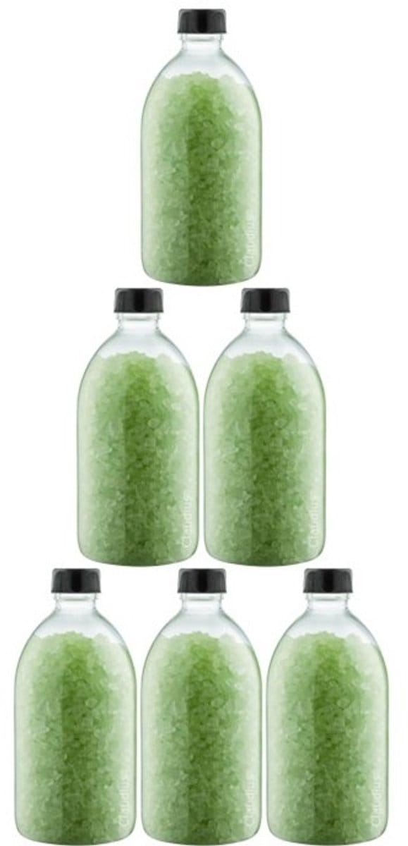 Claudius Badzout Eucalyptus - 600 gram - Fles met zwarte dop - Set van 6 stuks
