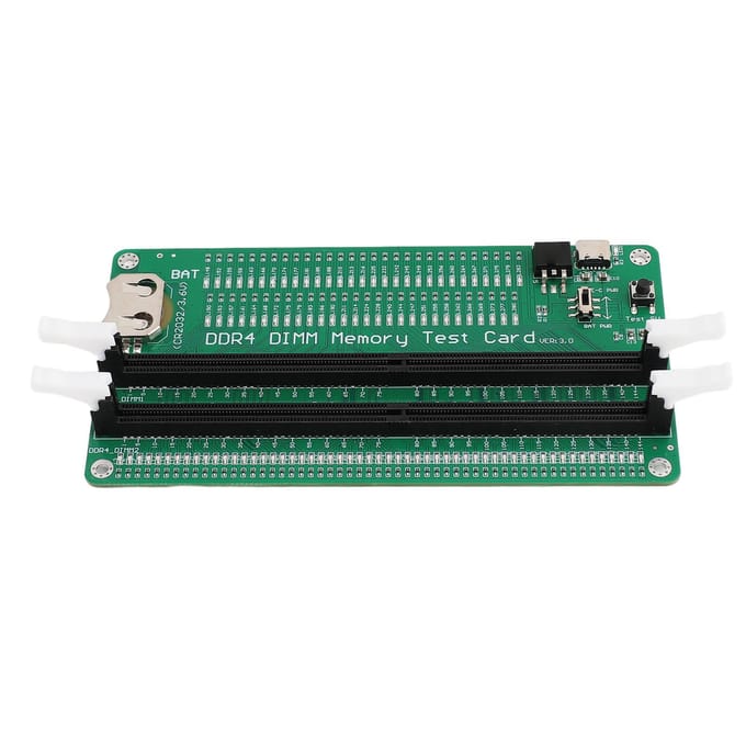 DDR4 Geheugentester Desktopcomputer DDR4 Testkaart Slot Diagnostische Analyzer Testkaart voor Desktop black
