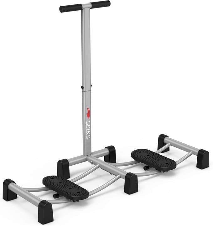 Ski Simulator - Been trainer - Spierversterking thuis - Compact en draagbaar - 60 x 375 cm - Zwart