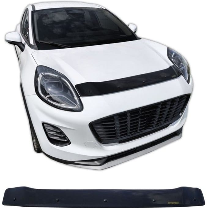 SCOUTT | Bra Capot Déflecteur Protection Pour Ford Puma Depuis 2020, Aérodynamique, Assemblage Facile, Aucun perçage requis