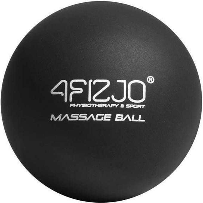 Massagebal Lacrosse 4FIZJO - Harde rubberen bal voor Spierontspanning