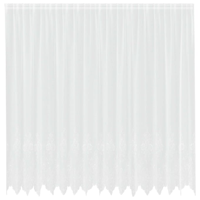 vidaXL Kantgordijn Wit 200 x 400 cm Polyester