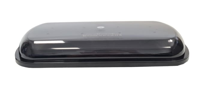LED dak zwaailamp - Dark edition - 72 LED - R10/R65 - 44cm