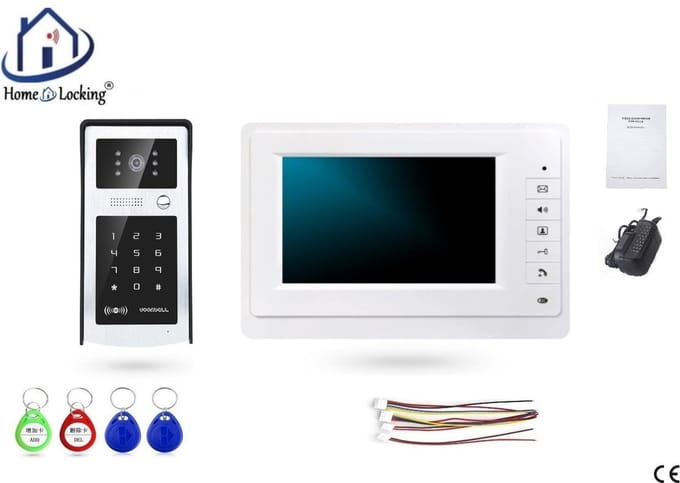 Home-Locking complete deur intercom/videofoon met 1 binnen paneel.DT-2217-1-1