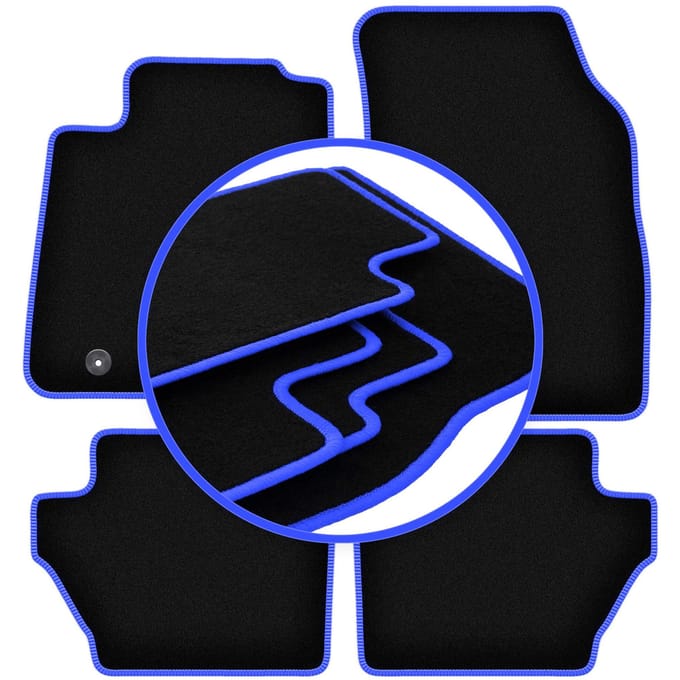 CARLUX-BLUE automatten voor: Ford Fiesta MK7 hatchback (2008-2011)